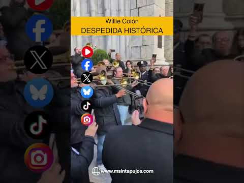 Así Despidieron a Willie Colón: Decenas de Trombones Estremecen Nueva York